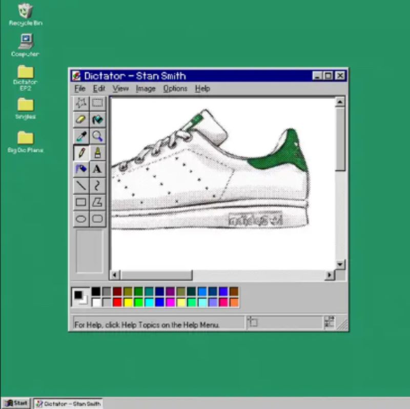 adidas stan smith drawing